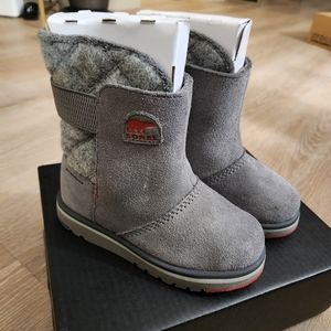Sorel Children's Rylee Waterproof Suede Boots Size 12